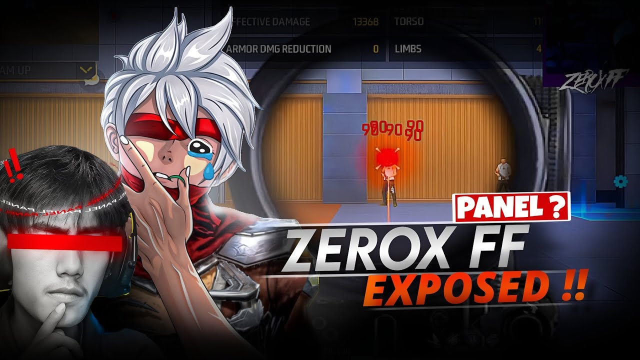 @Zerox FF Exposed !! 🤬⚠️ Using UMP Scope in Panel❓All Secret Behind Scope in Headshot Trick Reveal🤯