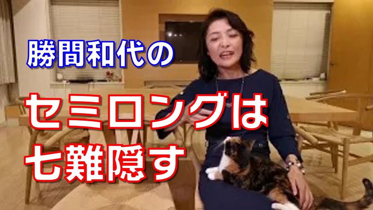 セミロングは七難隠す。髪の毛は顔の額縁なので、額縁が立派なら、中身がよく見えます。