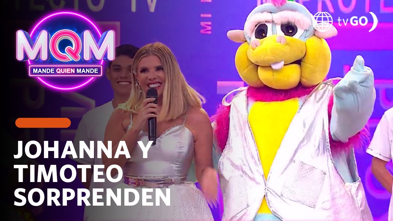 Mande Quien Mande: Johanna San Miguel sorprende con Timoteo en secuencia (HOY)