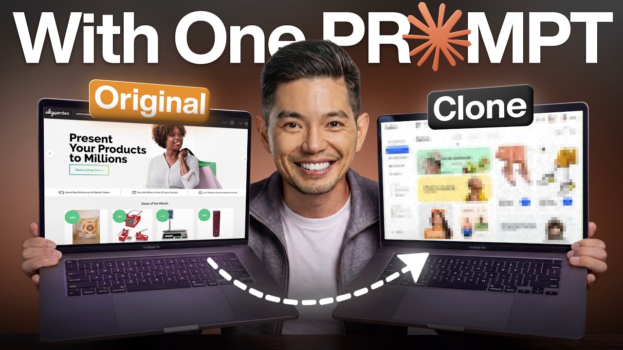 How to Clone a Website with 1 Prompt Using Claude (Tutorial)