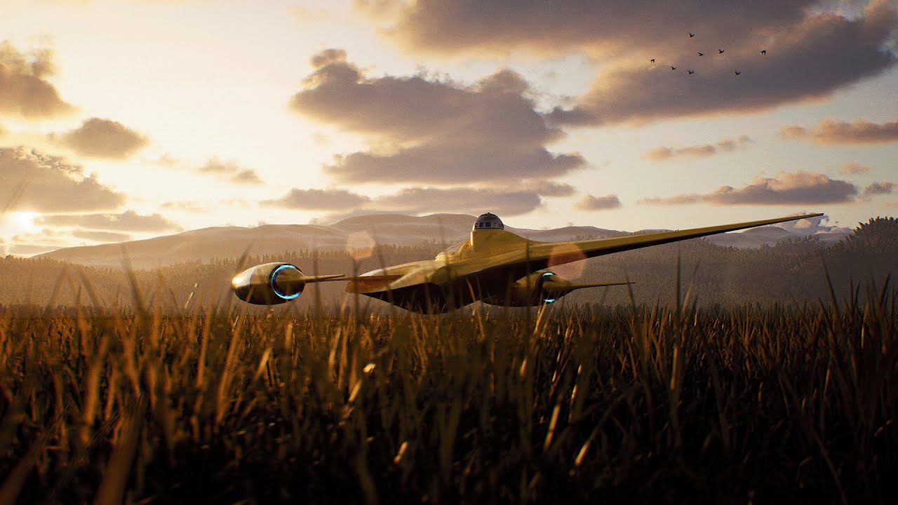 Star Wars: N1 Starfighter on Naboo Aftermath (Phantom Menace) |  UE5 Short Film