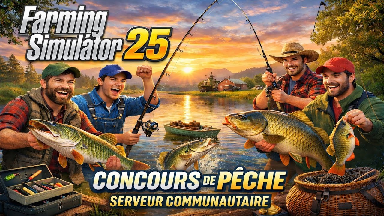 Events Pêche Sur le serveur Communautaire et mise en place des Fermes !!