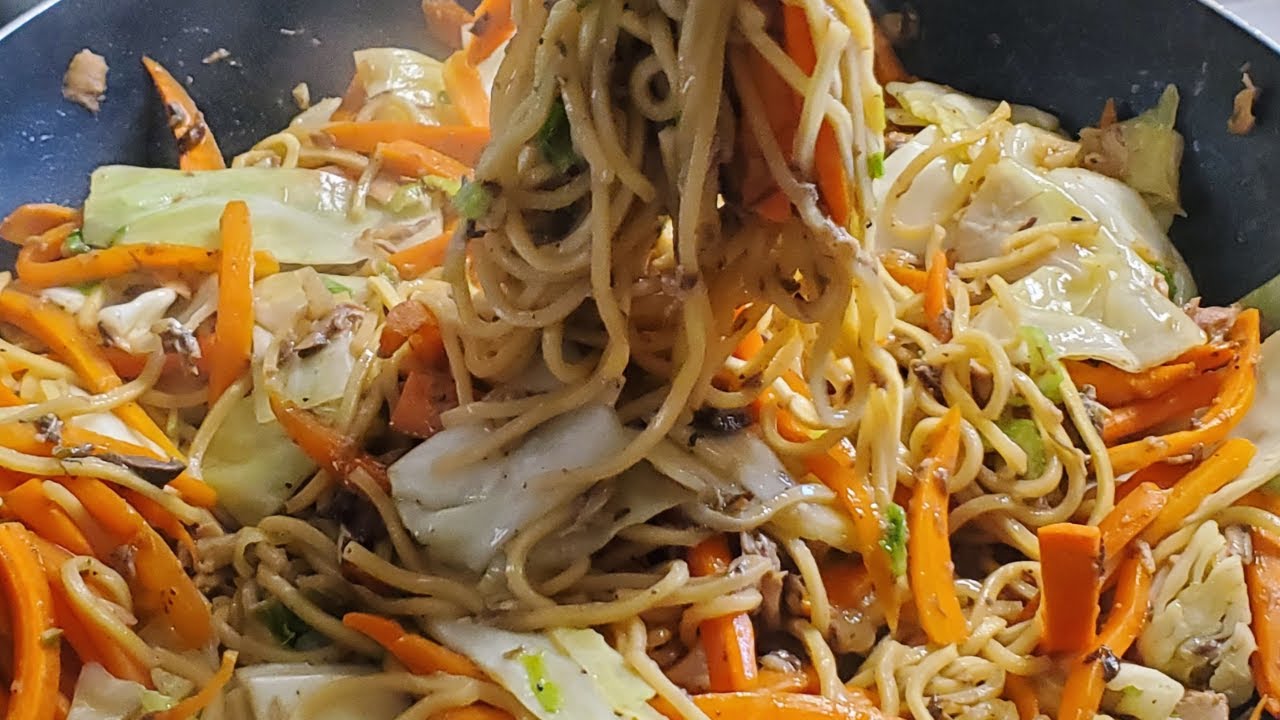 Pancit Canton with Sardines