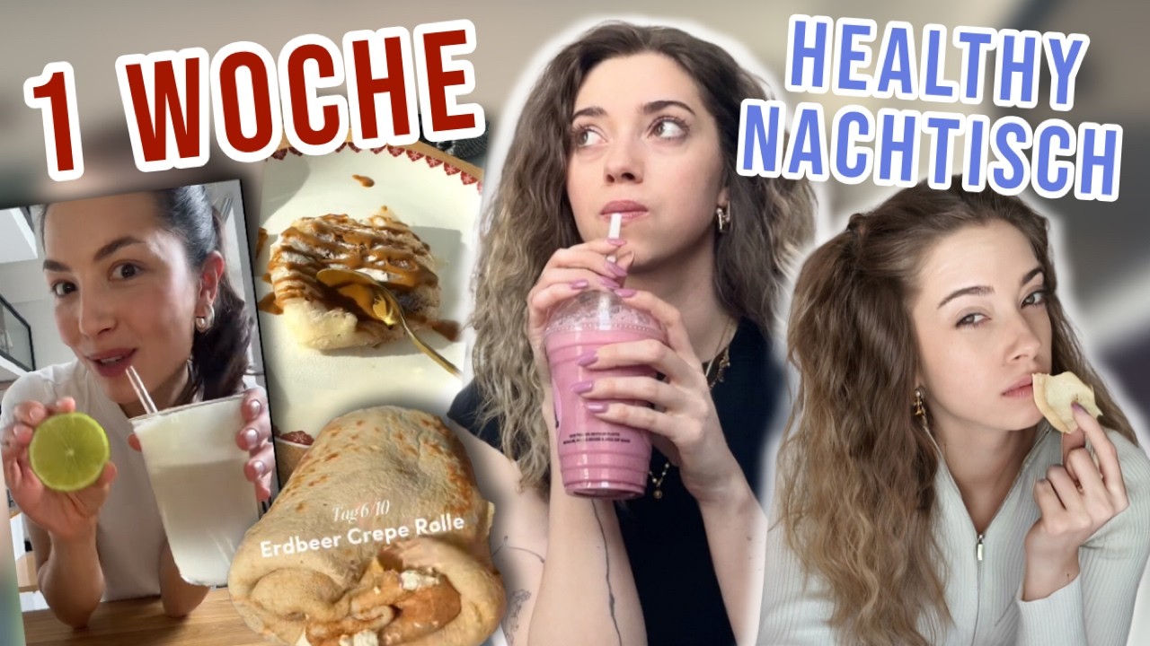 1 Woche HEALTHY DESSERT rezepte testen bis eins gut schmeckt.. (was soll das??)