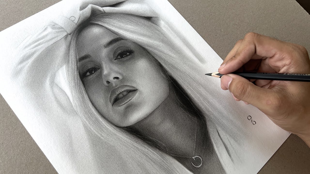 Ariana Grande Pencil Drawing | PaulArTv