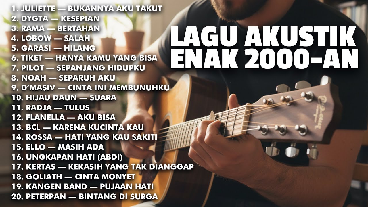 KUMPULAN LAGU BEST ENAK DIDENGERIN SAAT KERJA - TAHUN 2000 AN