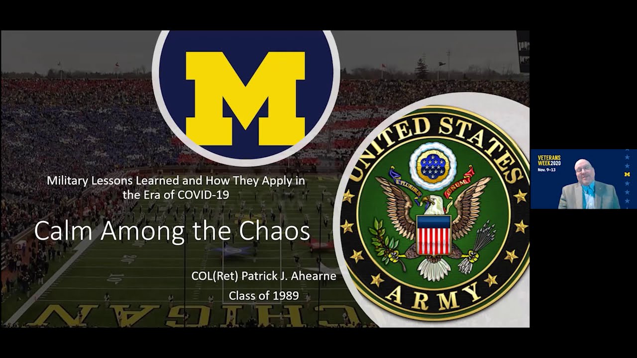 Veterans Week 2020   Lessons Learned from Military Service in the Age of COVID 19