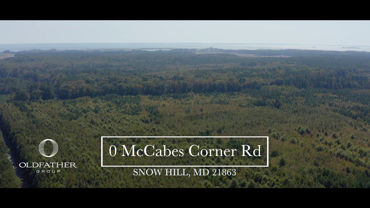 MD Lot for Sale: 0 McCabes Corner Road, Snow Hill, MD 21863