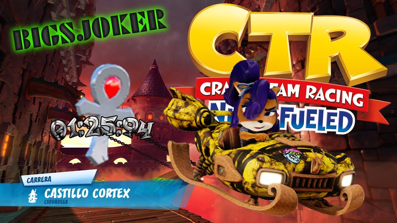 CTR Nitro Fueled Reliquia Platino|| Castillo Cortex 01:25:94
