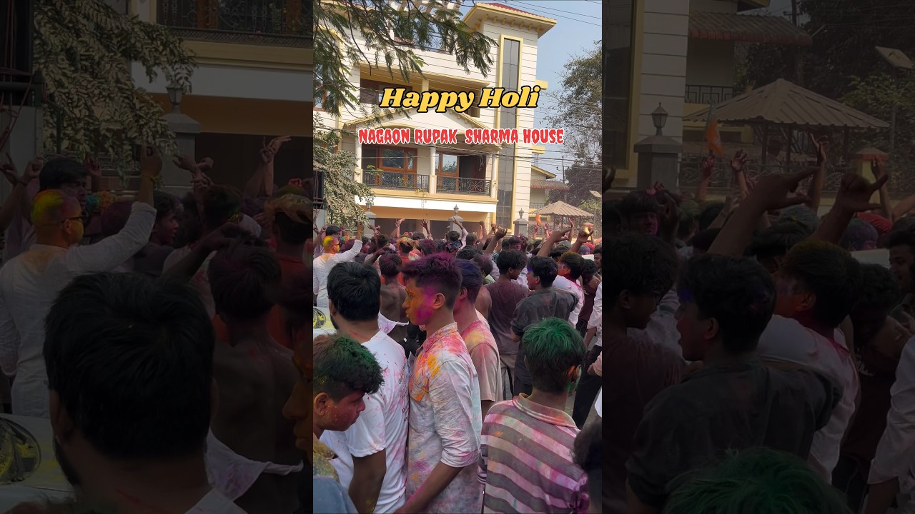 How popular is MLA Rupak Sharma? Every year on Holi day, the fans gathering at the MLA's .....