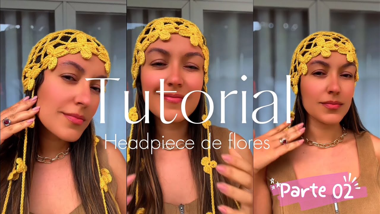 Headpiece de Crochê – Parte 2 (Final Incrível!) 🌼