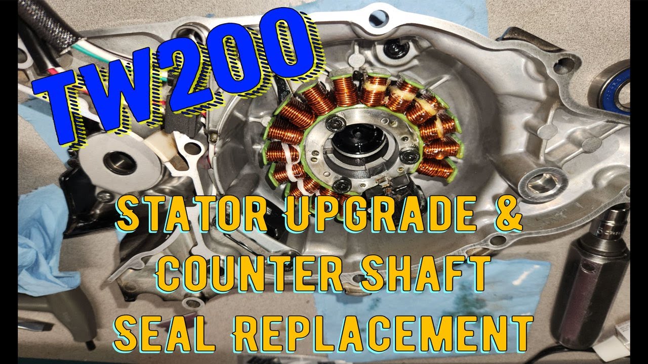 TW200 Stator and Countershaft seal replacement