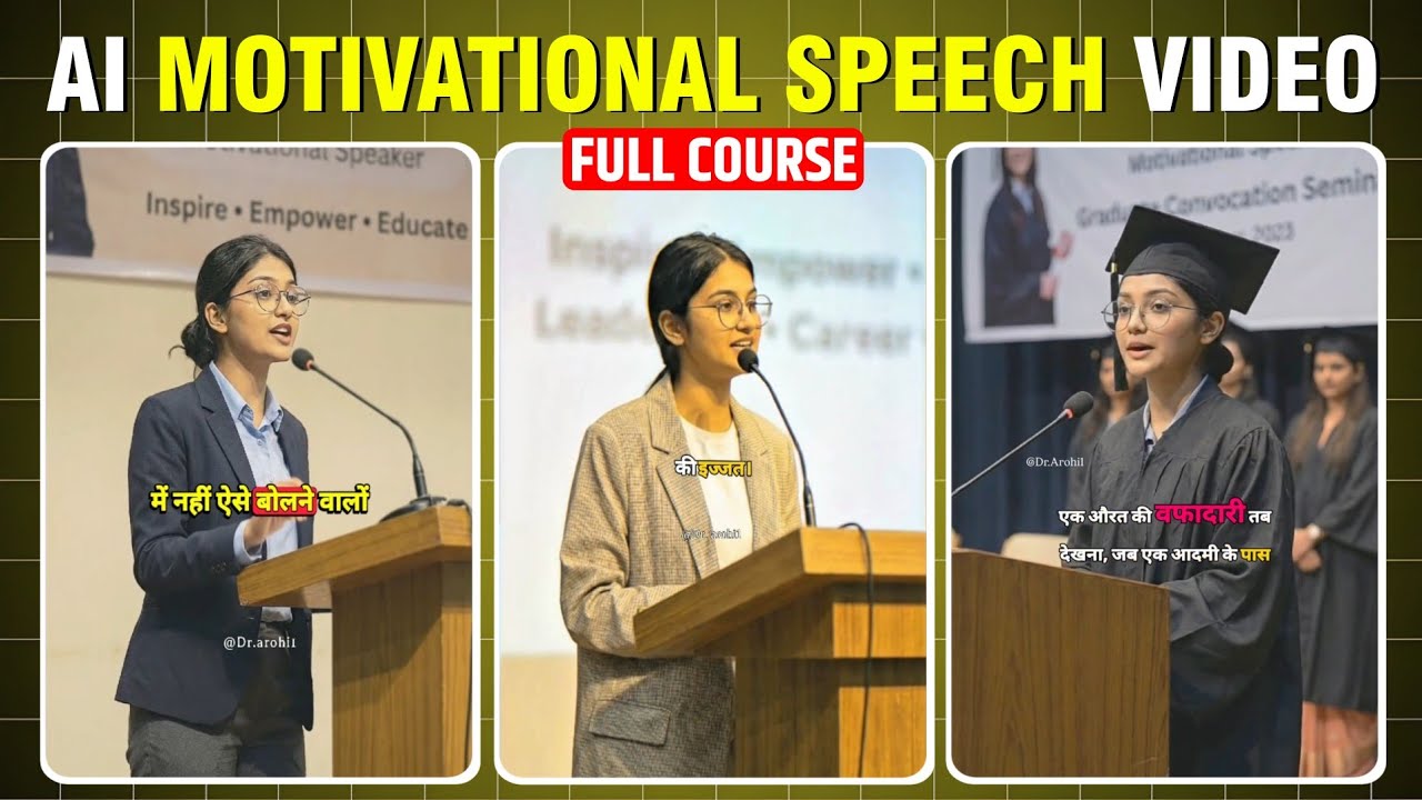 Create Ai Motivational Speech Reels | Ai Se Motivational Speech Video Kaise Banaye |Text to ai video