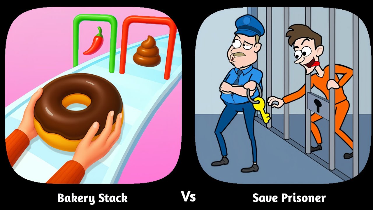 Save Prisoner Vs Bakery Stack - iOS Android Gameplay Walkthrough