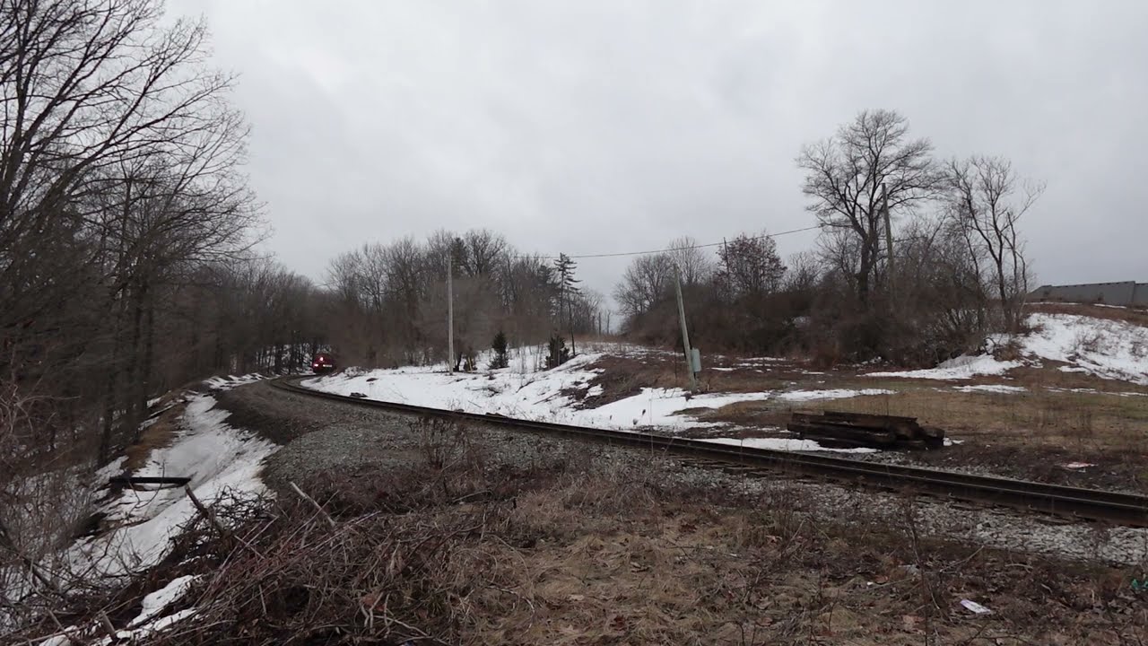 March 7/26 CPKC 134 EB  @ mile 59 on the Galt sub [my tripod almost fell]