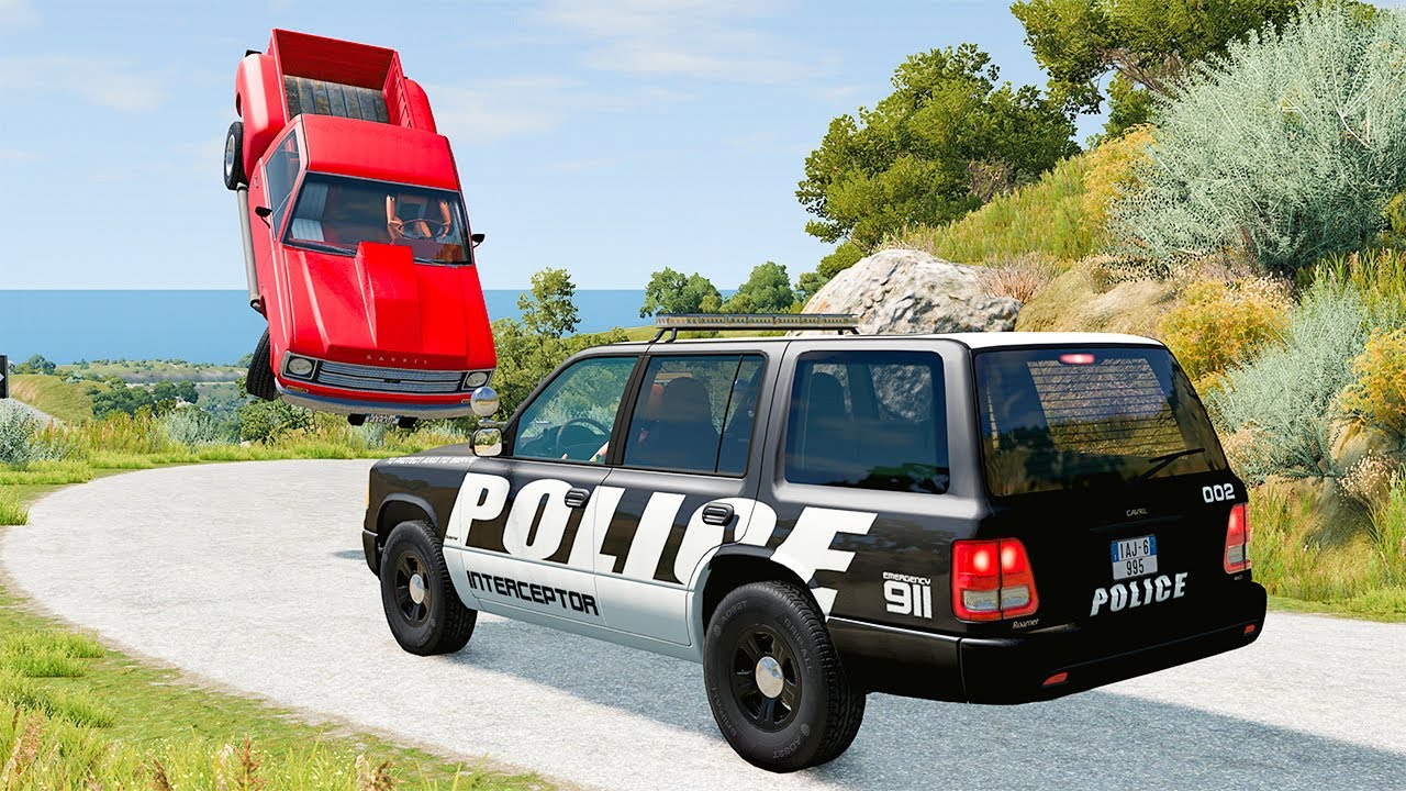 Cliff Drops #119 - BeamNG DRIVE | SmashChan
