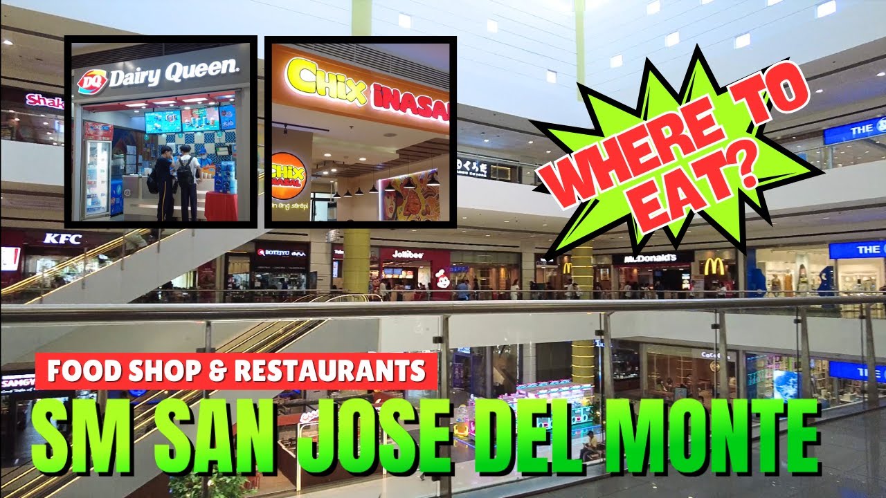 [4K] SM CITY SAN JOSE DEL MONTE - Where and What to Eat?  (Bulacan Restaurants Mall Tour 2025)