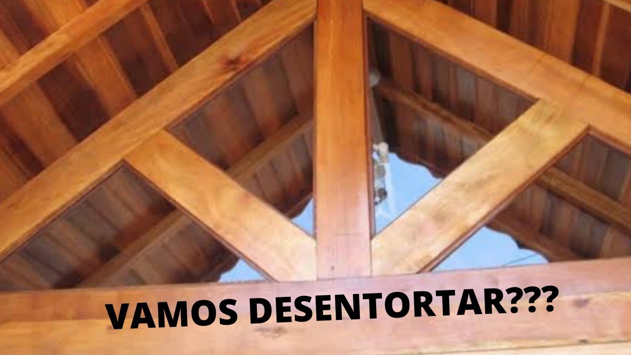 TESOURA DE 7 metros: como desentortar a madeira.