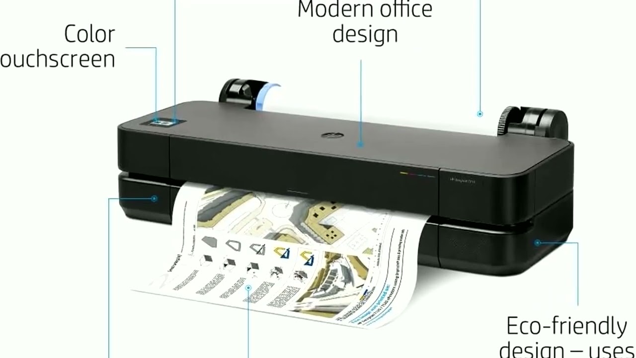 Обзор HP DesignJet T210: Идеальный компактный 24-дюймовый плоттер для архитекторов!