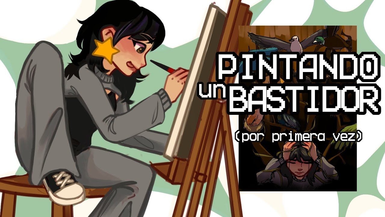 ★PINTANDO UN BASTIDOR★ por primera vez :0 by dammditto