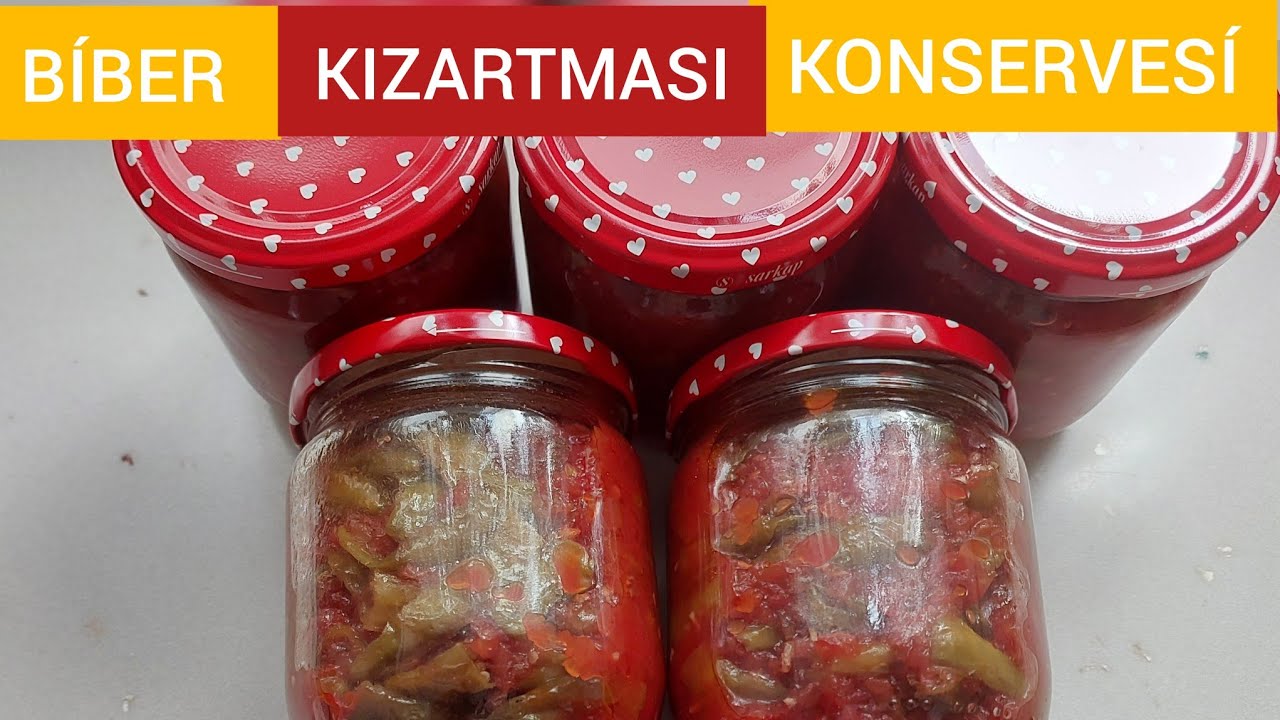 BÍBER KIZARTMASINI YAZIN YAP‼️KIŞIN YE ‼️Soslu Biber kızartması konservesi