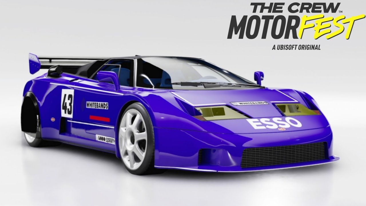 The Crew Motorfest Bugatti EB110 Super Sport Customisation & Pro Settings
