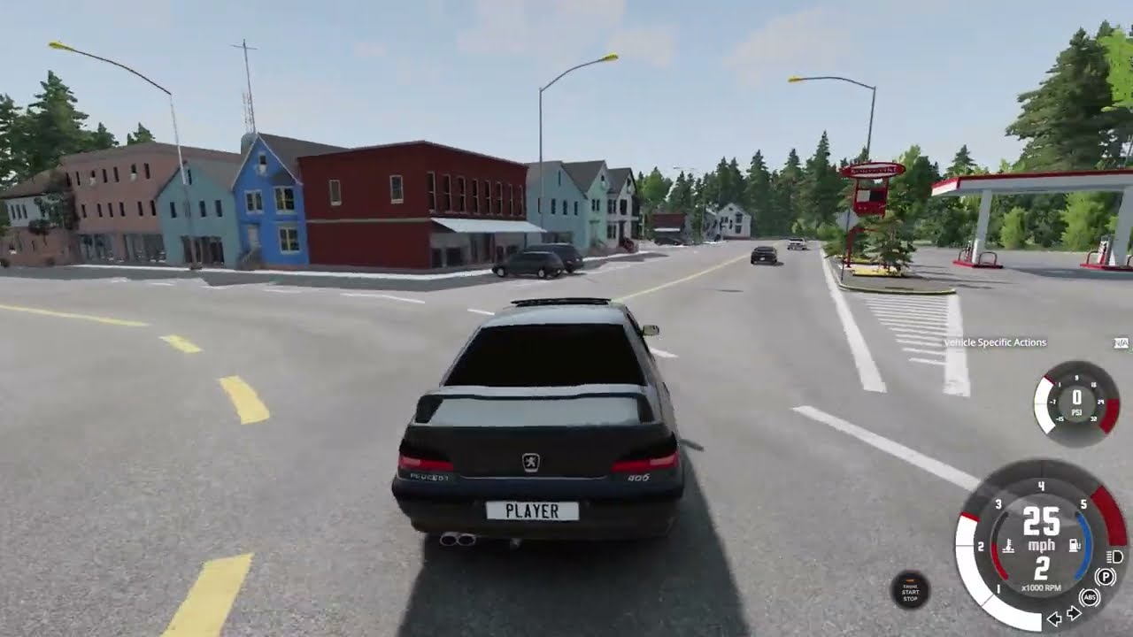 Peugeot 406 DIESEL TDI - STAGE 3 345 HP BEST SOUND / BEAMNG /