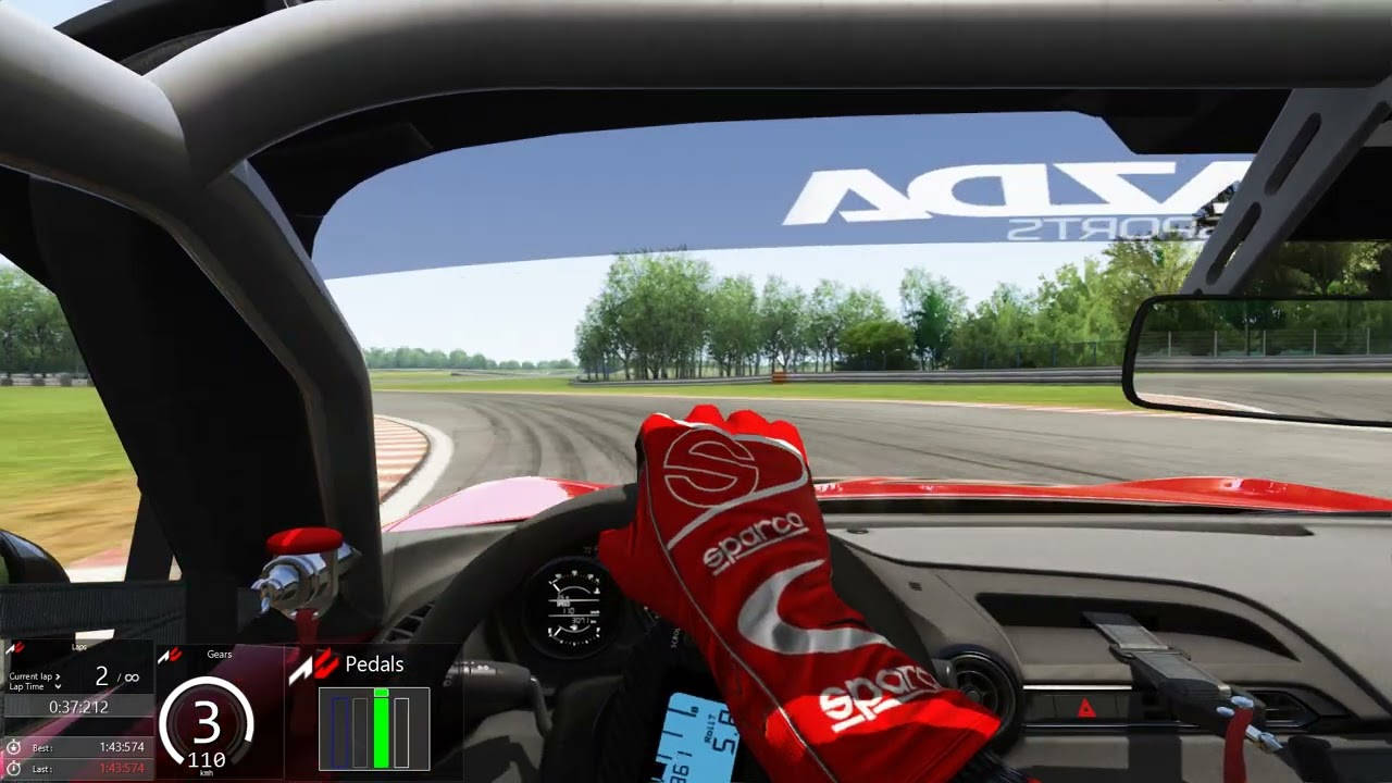 Assetto Corsa Tor Poznan Mazda MX5 Cup World Record 1:43.480 Onboard