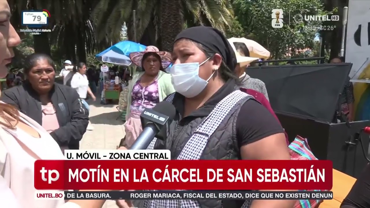 Cochabamba: se registró un motín dentro del penal San Sebastián en rechazo a dos reos