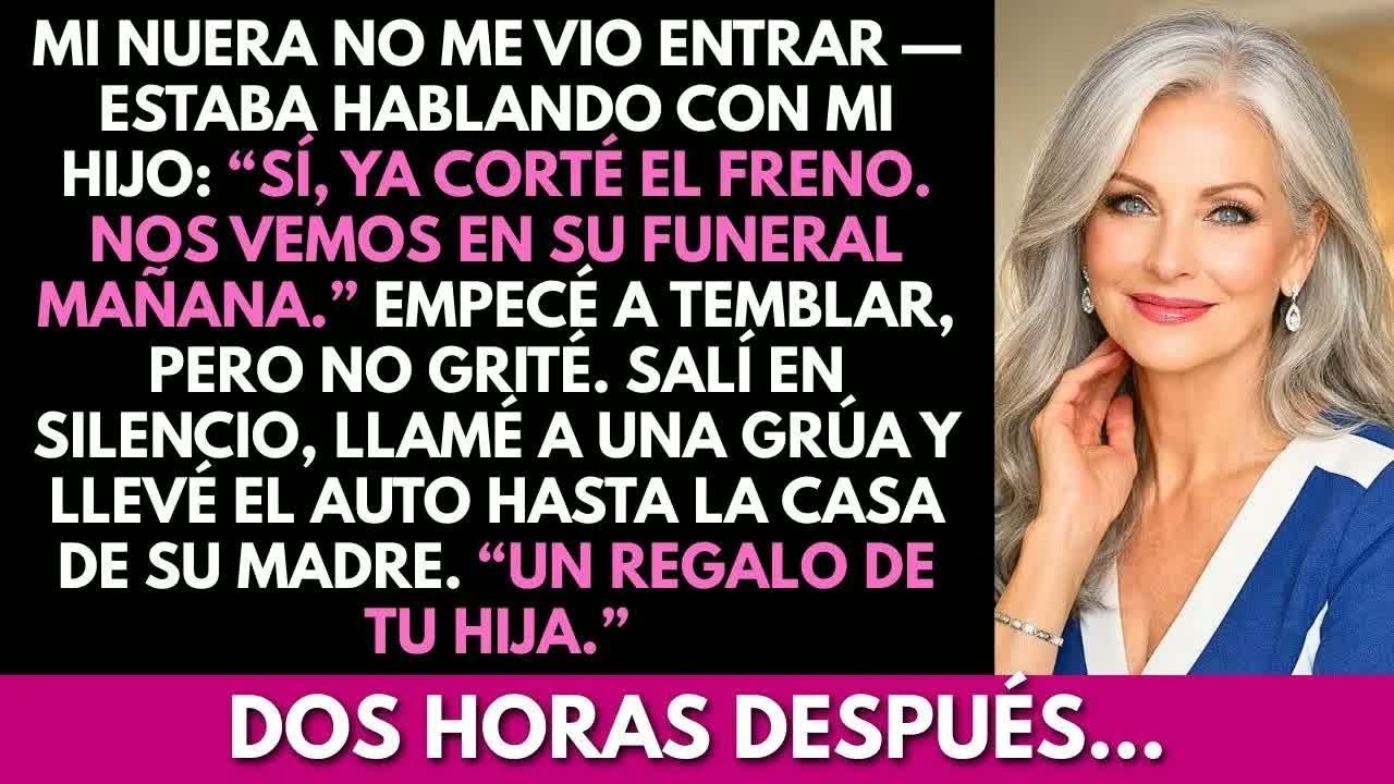 Volví a casa y escuché a mi nuera hablando con mi hijo sobre mi funeral… Lo que hice la dejó pálida.