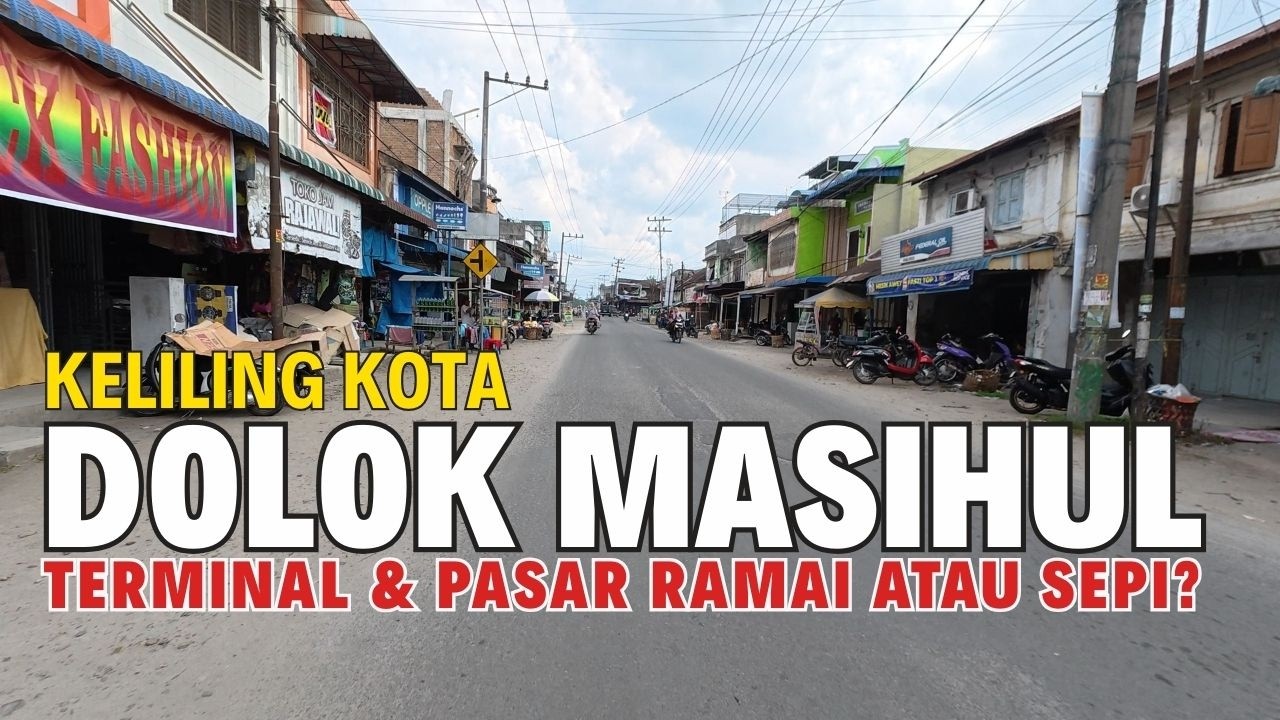 Suasana Dolok Masihul Terbaru! Lihat Pasar Dolok Masihul Pekan Ramai atau Sepi?