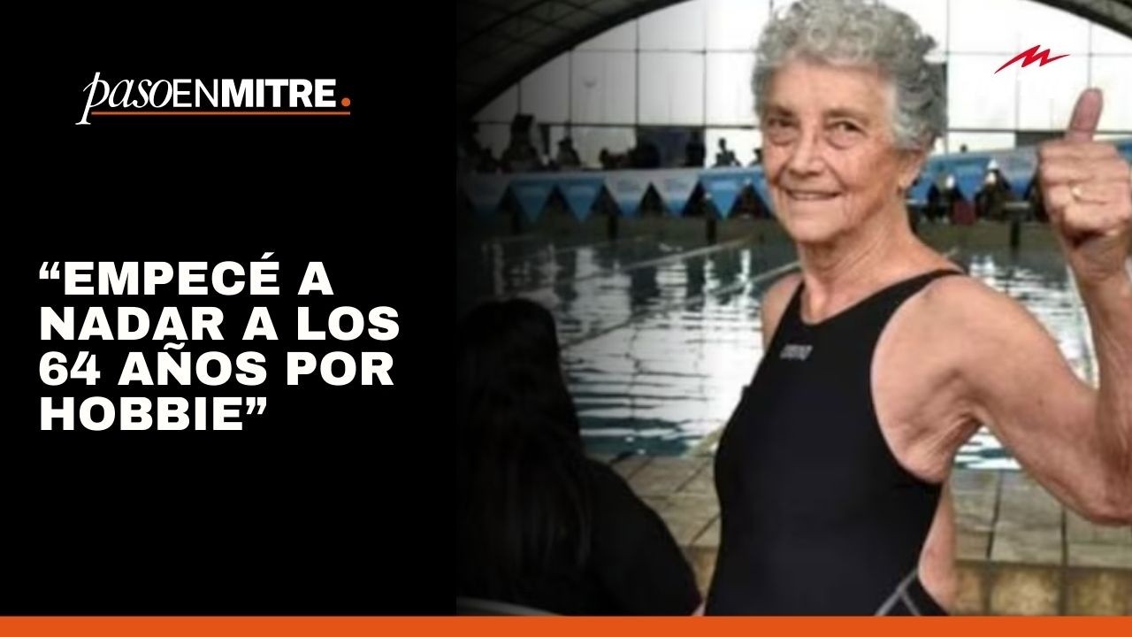 Elena Placci, campeona mundial de natación a los 90 años en Singapur, habló con Marcelo Bonelli