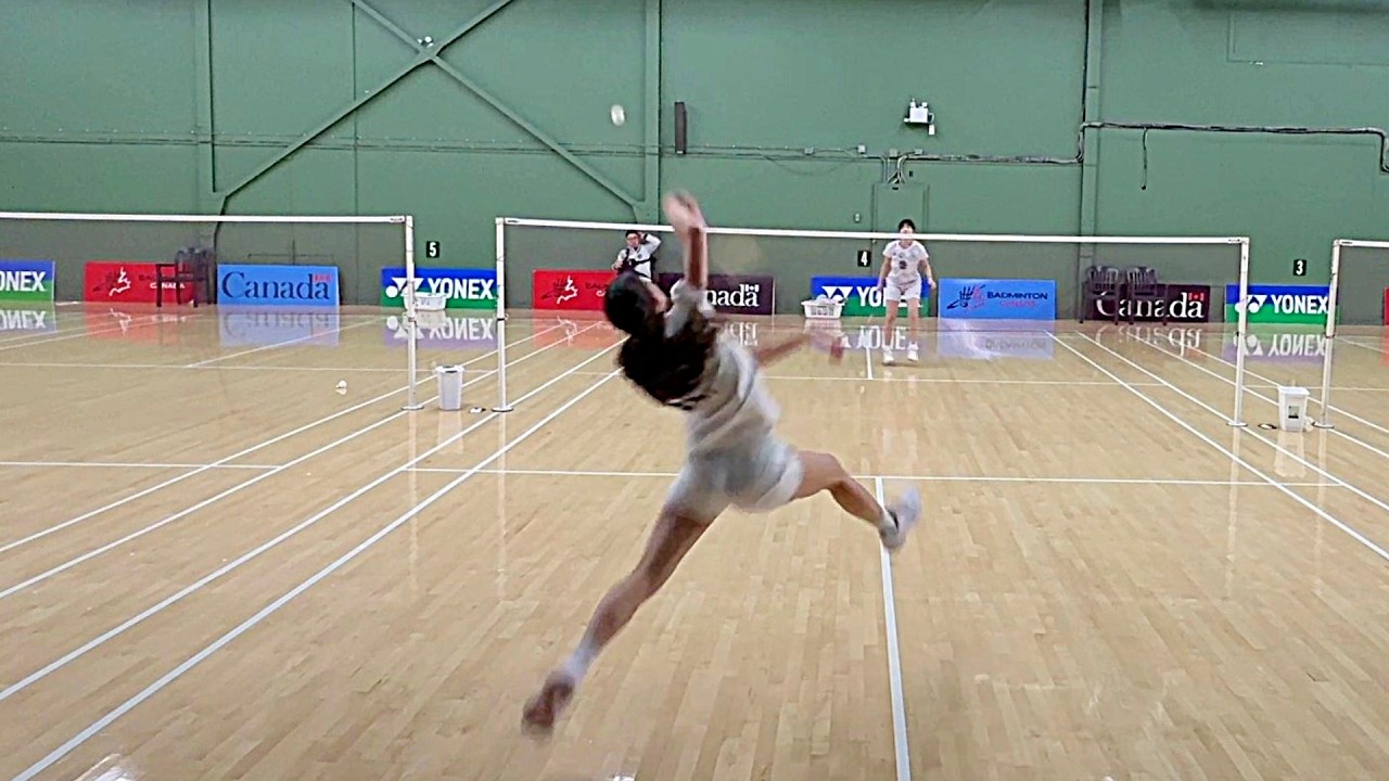 Quarter Final--Girls U19 Singles--Abbie Leung Vs Samantha Twordik--Junior Elite Badminton.