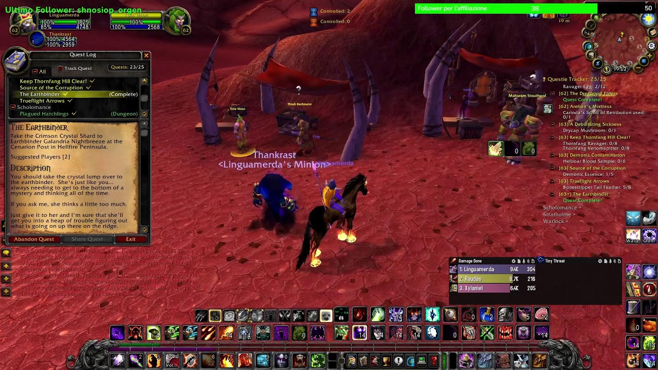 Outlands leveling | WoW TBC Anniversary | Ita/Eng
