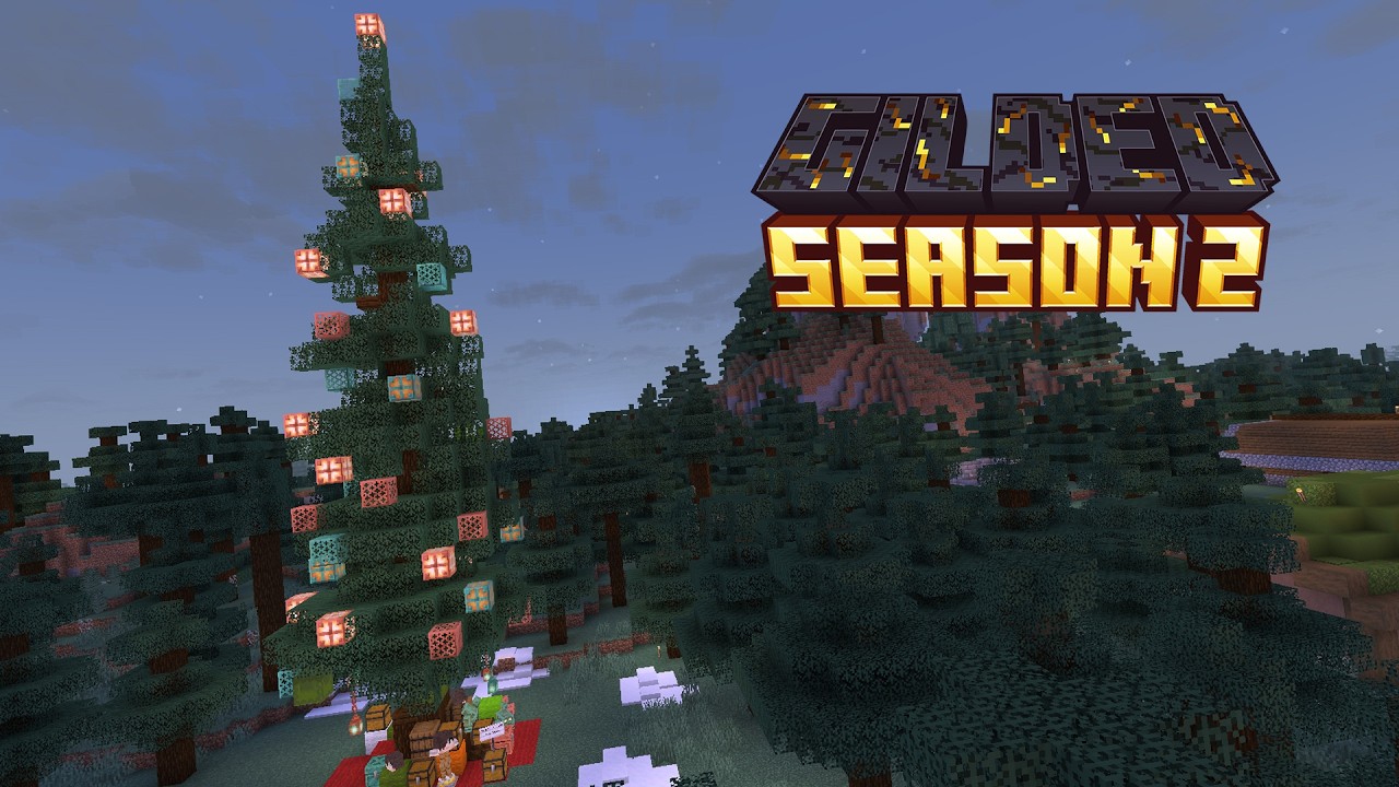 Christmas Tree and Gift Giving - Minecraft SMP - Gilded S2 EP 9