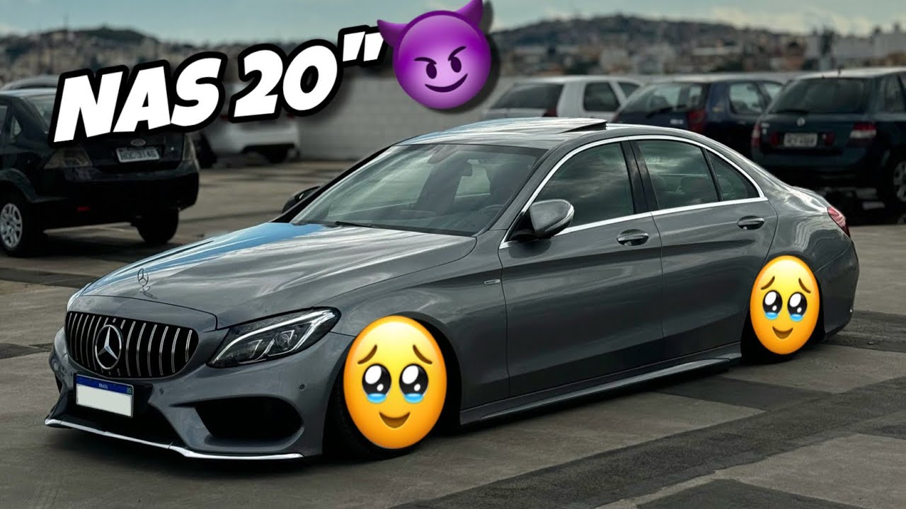 MERCEDES C250 ESCORADA NO CHÃO 🔥