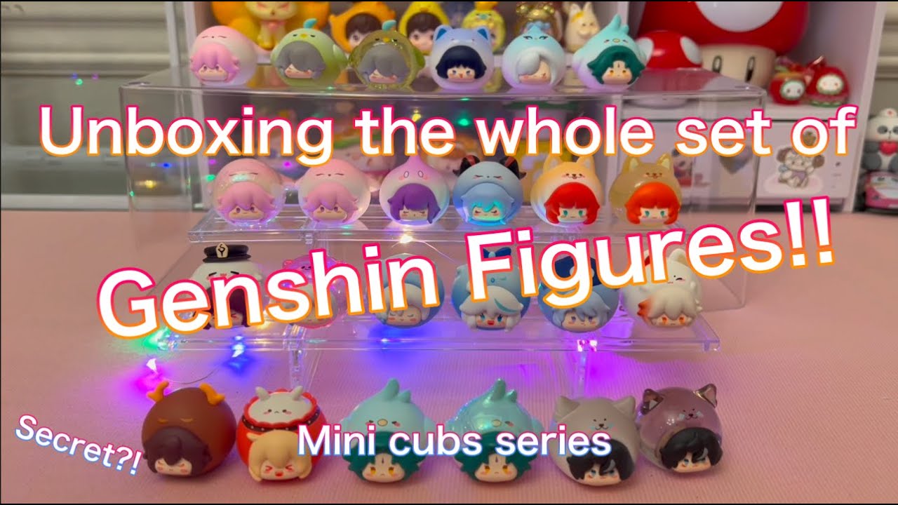 UNBOXING GENSHIN MINI CUBS SERIES BLIND BOX