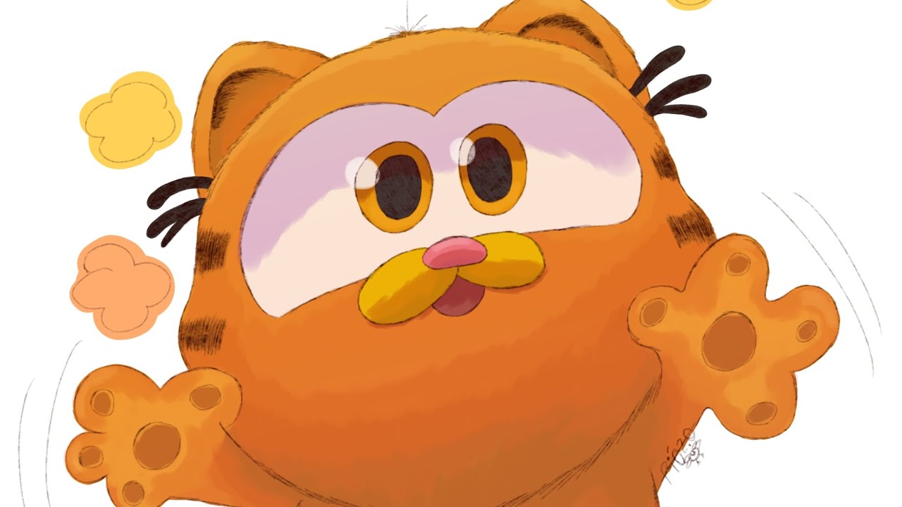 Baby Garfield - Garfield Movie Speedpaint