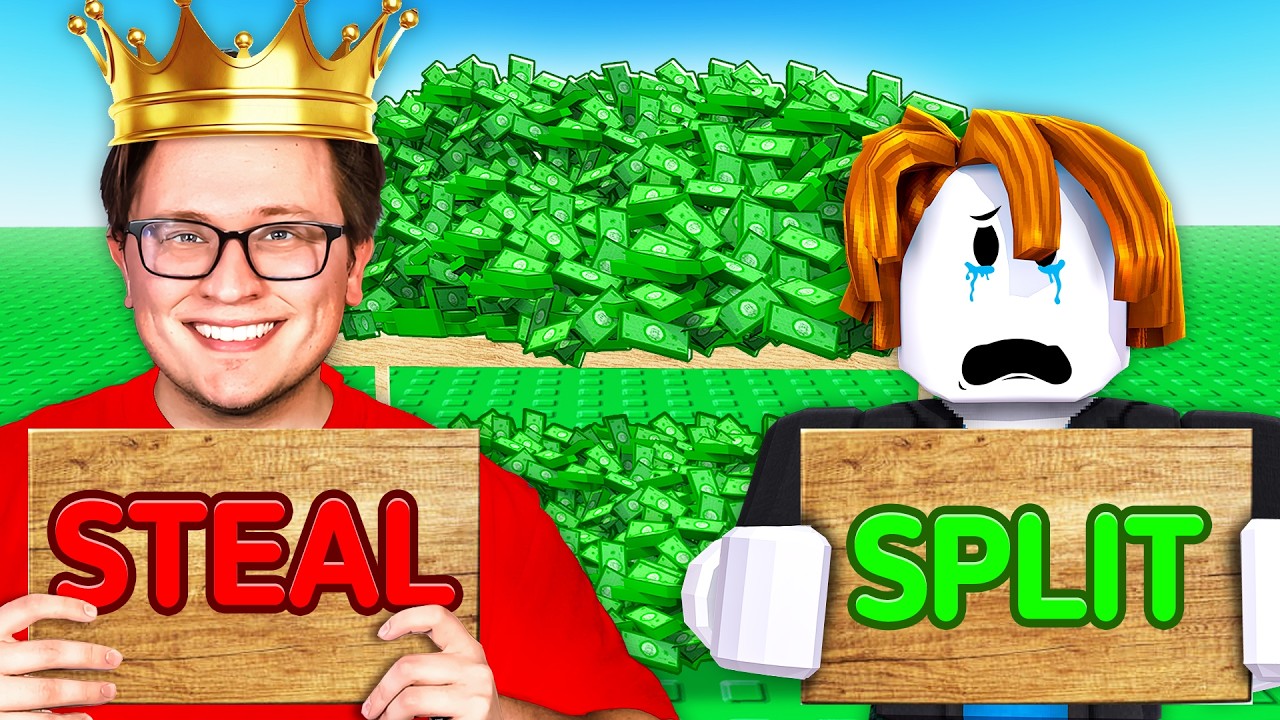 I Became the RICHEST Person in Roblox SPLIT or STEAL