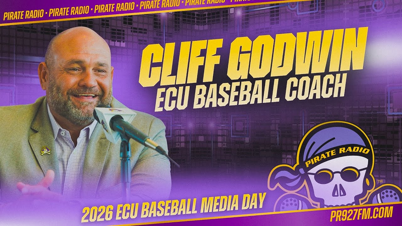 ECU Baseball Head Coach Cliff Godwin Press Conference at ECU Baseball Media Day