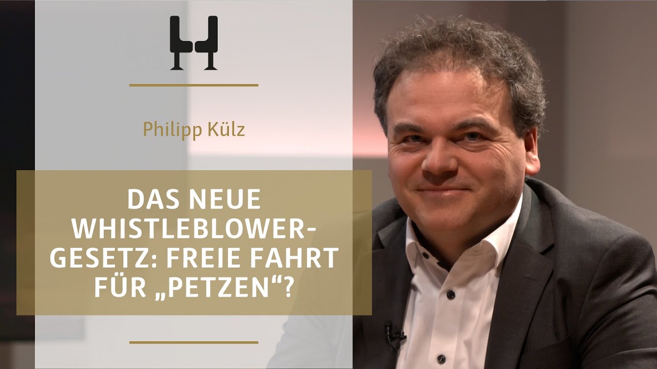 CHEFSACHE: Das neue Whistleblower-Gesetz: freie Fahrt für „Petzen“?