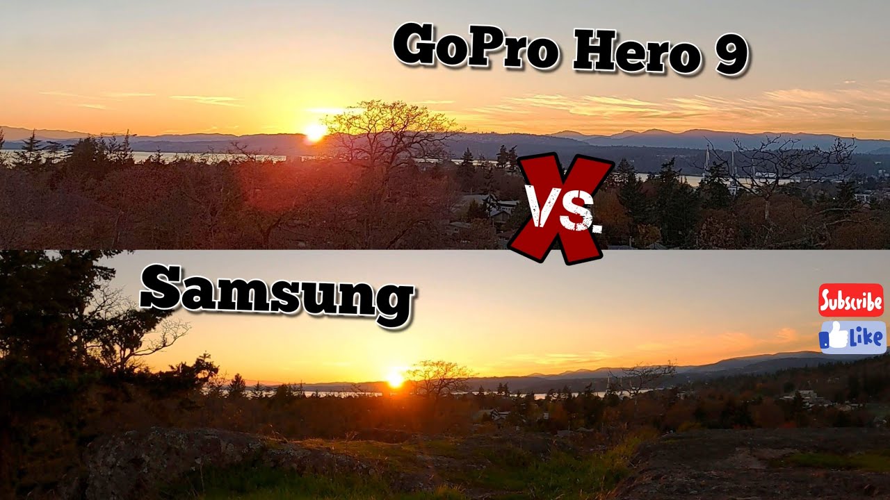 GOPRO HERO 9 vs. GALAXY A71 | Sunset Timelapse & Image Quality Comparison