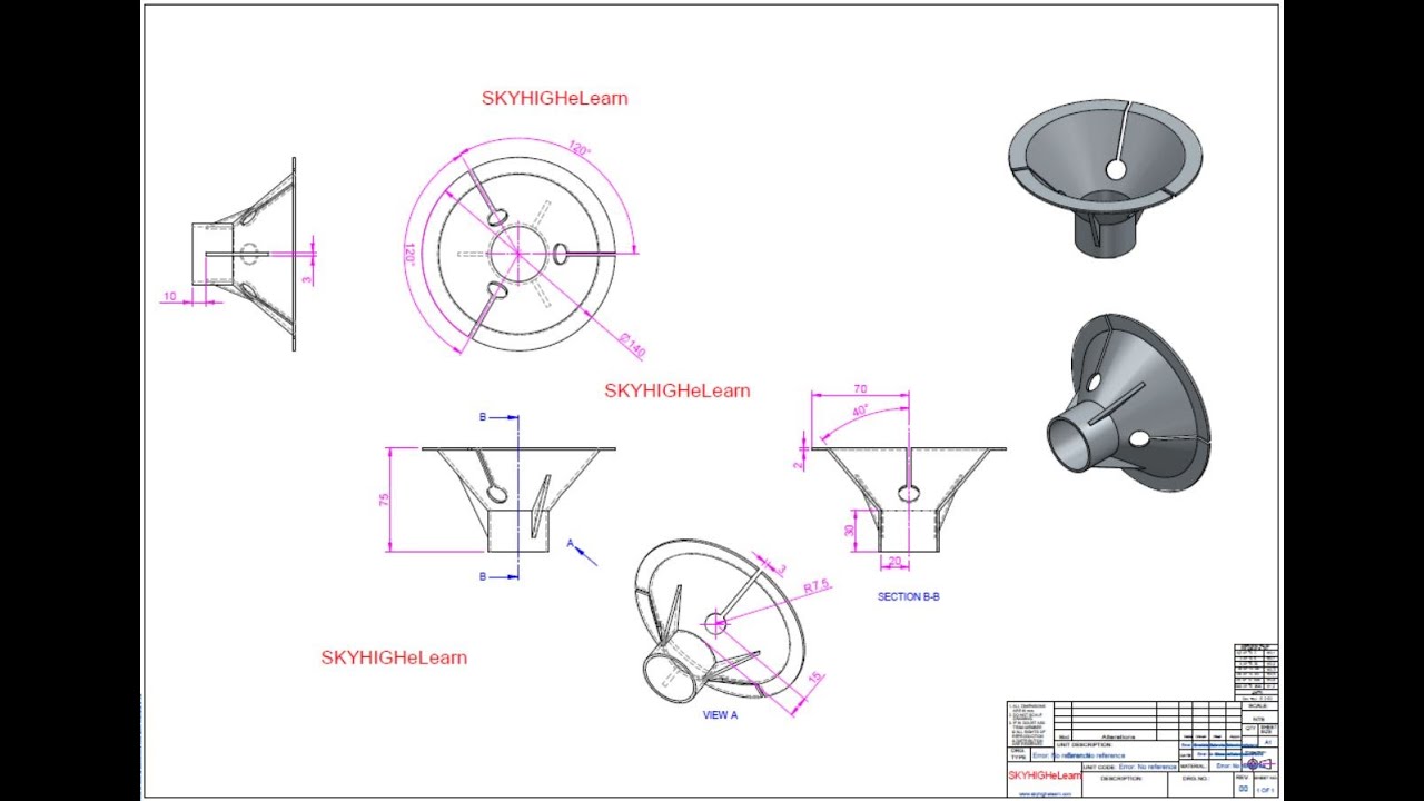 50.  solid edge 3d design and drafting tutorial