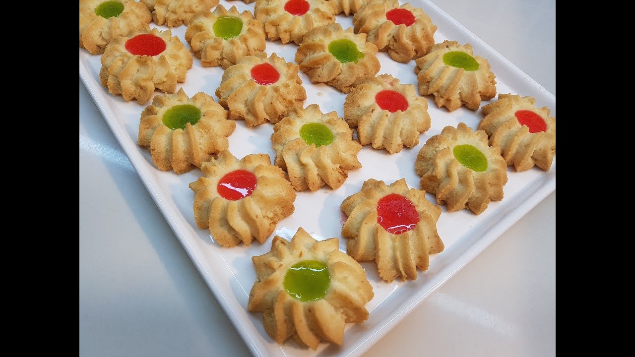 حلويات العيد 2018 حلوى بدون بيض وبدون خميرة كيماوية سهلة وسريعة وهشة جدااااااpetit four economique