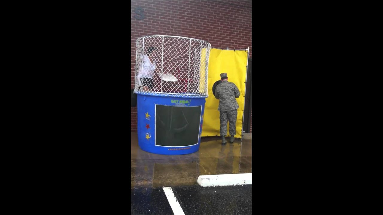 Chief Cindy Underwood dunk booth