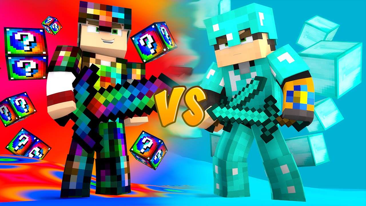 Minecraft: SPIRAL VS DIAMANTE - BATALHA DE BOSS ‹ PORTUGAPC ›