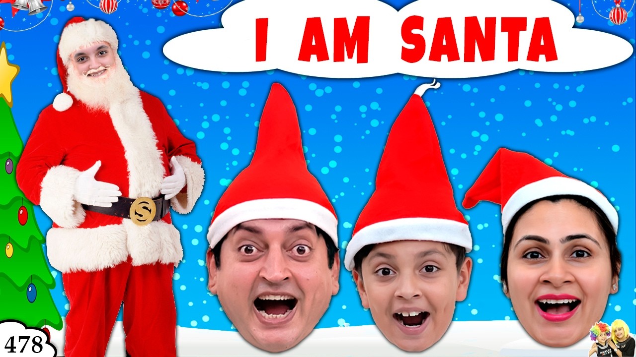I AM SANTA | Ep 478 | Christmas Short Movie | Festival Celebration with Family | Aayu and Pihu Show