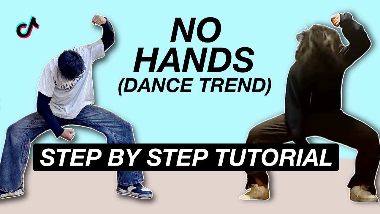 No Hands Dance Trend *STEP BY STEP TUTORIAL* (Beginner Friendly)