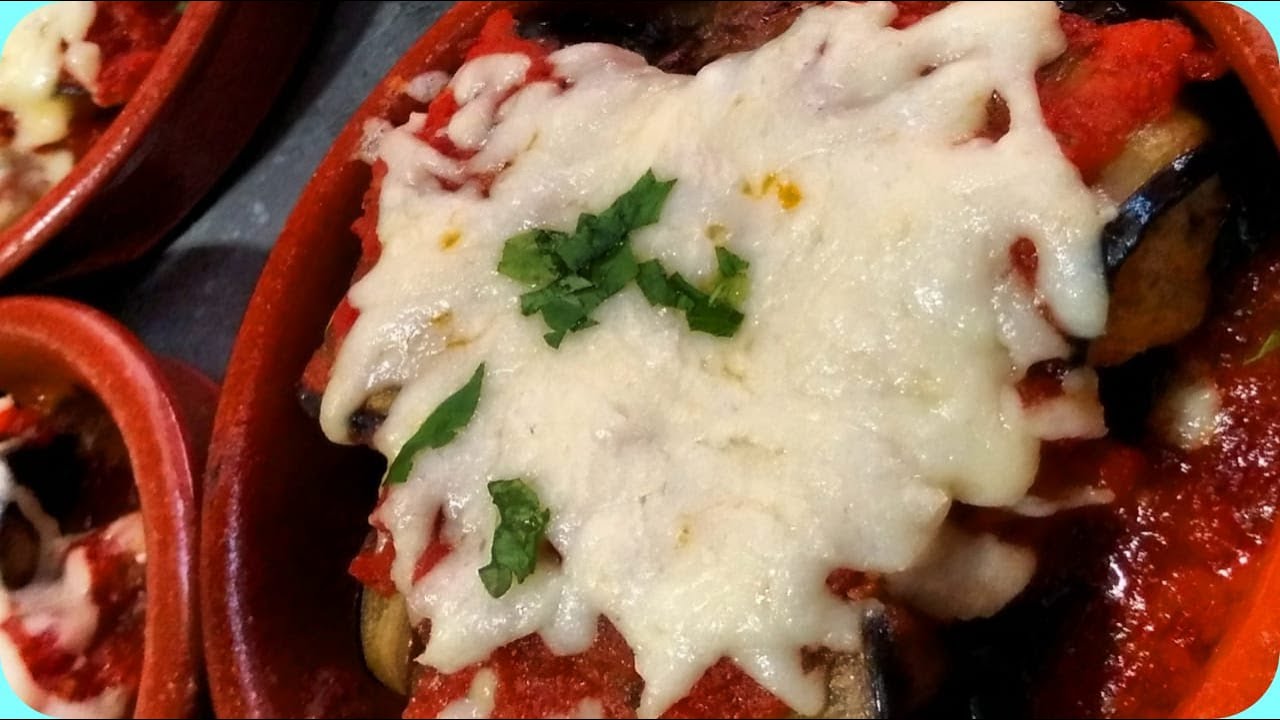 لفائف الباذنجان بالدجاج و الجبن 😋😍