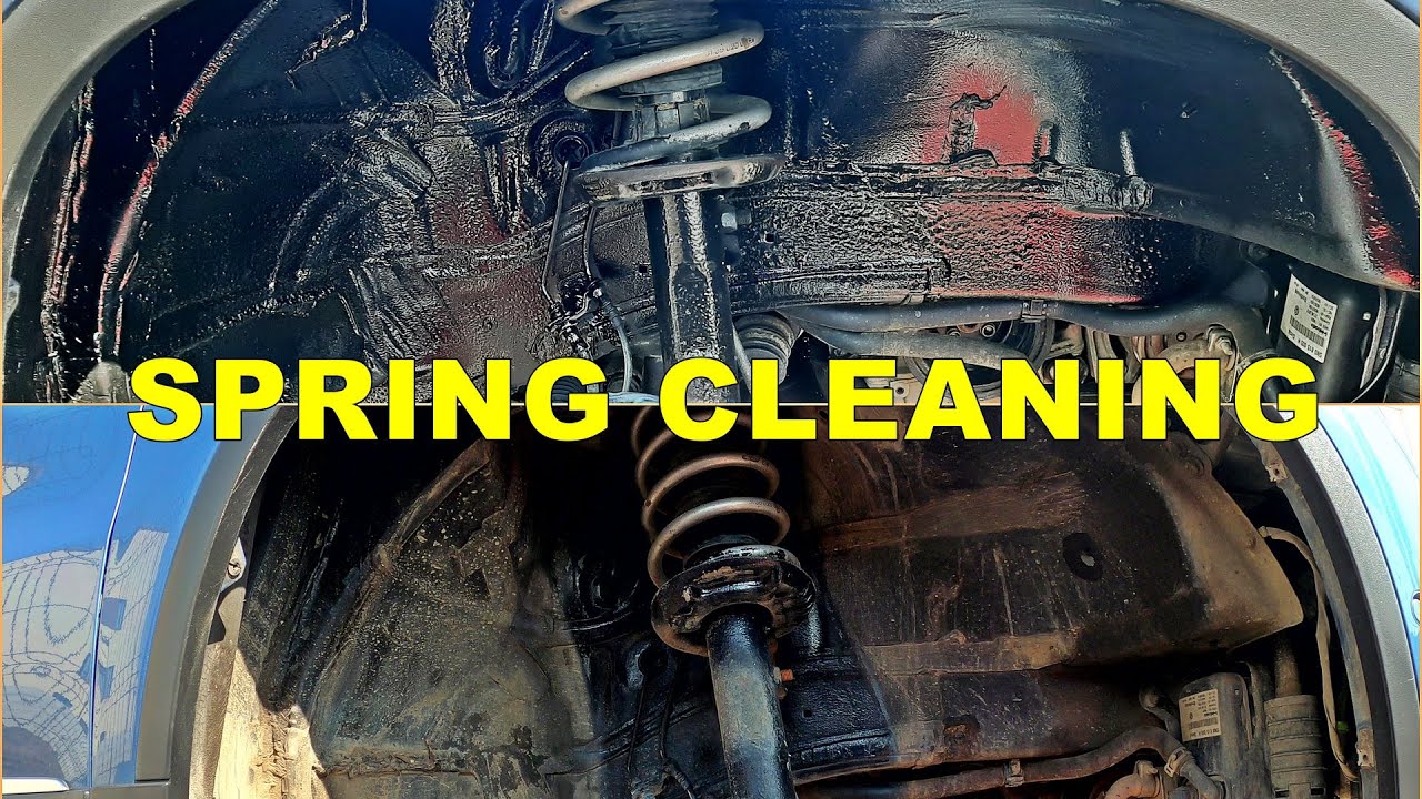 🧹Underbody cleanup and rust protective maintenance -  Part 1 - Tiguan 5n2 4motion🧹